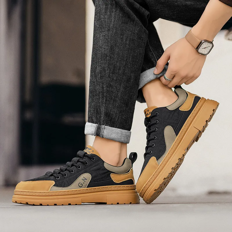 G.N.SHIJIA Height Increasing Low Top Skateboard Shoes Men's-15