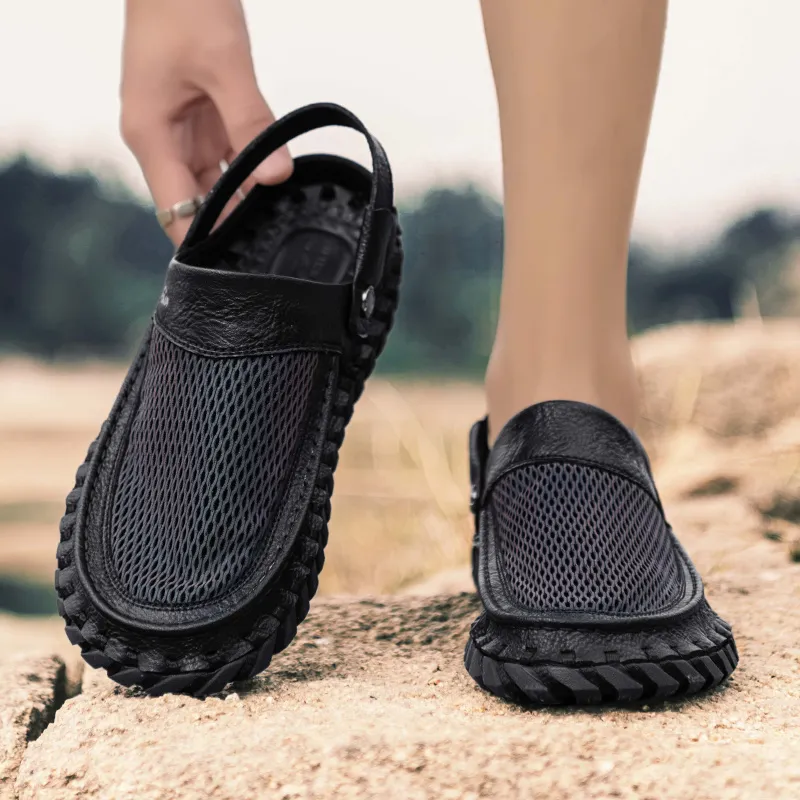 G.N.SHIJIA Closed Toe Slippers Men-7