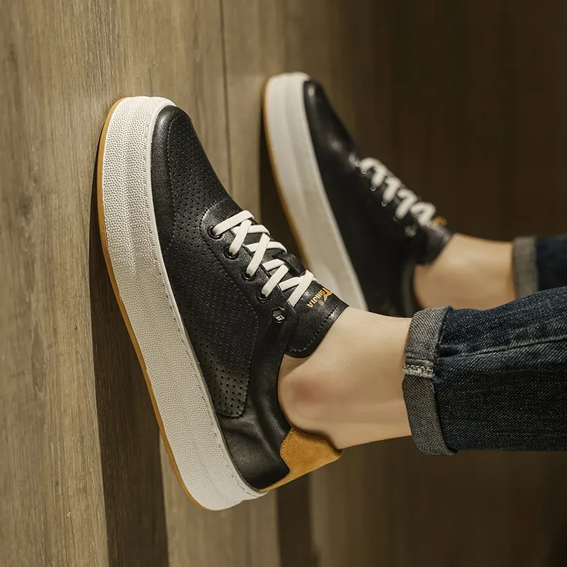G.N.SHIJIA Breathable Height Increase Low Top Skateboard Shoes Men's-13