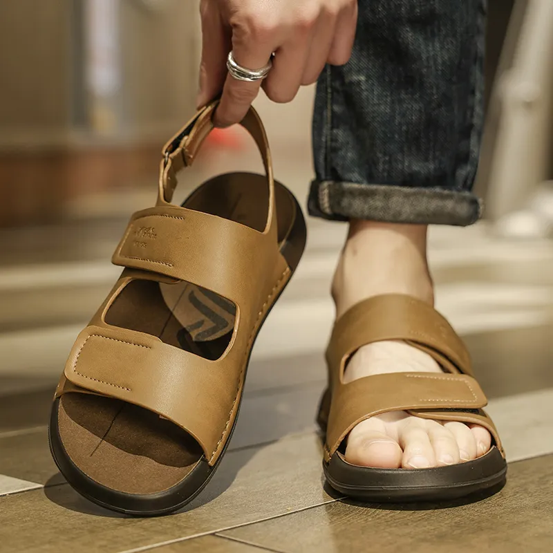 G.N.SHIJIA Beach Sandals Men Black/Brown/Gray-11
