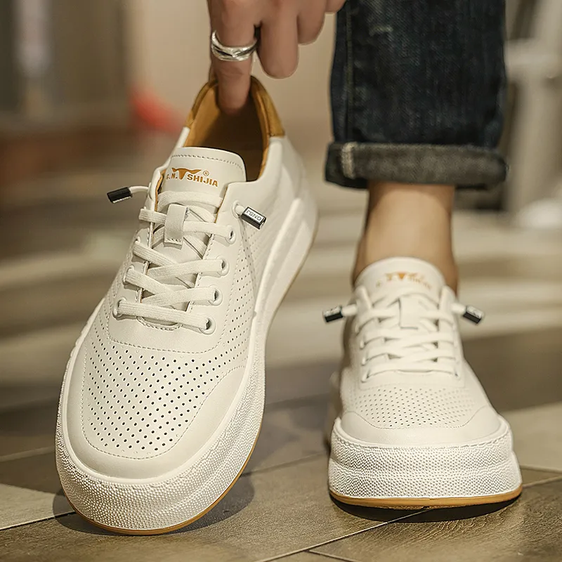 G.N.SHIJIA Breathable Height Increase Low Top Skateboard Shoes Men's-7