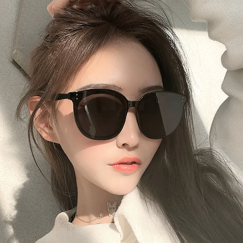 LASHION TR/Memory Plastic Round Sunglasses Women's-3