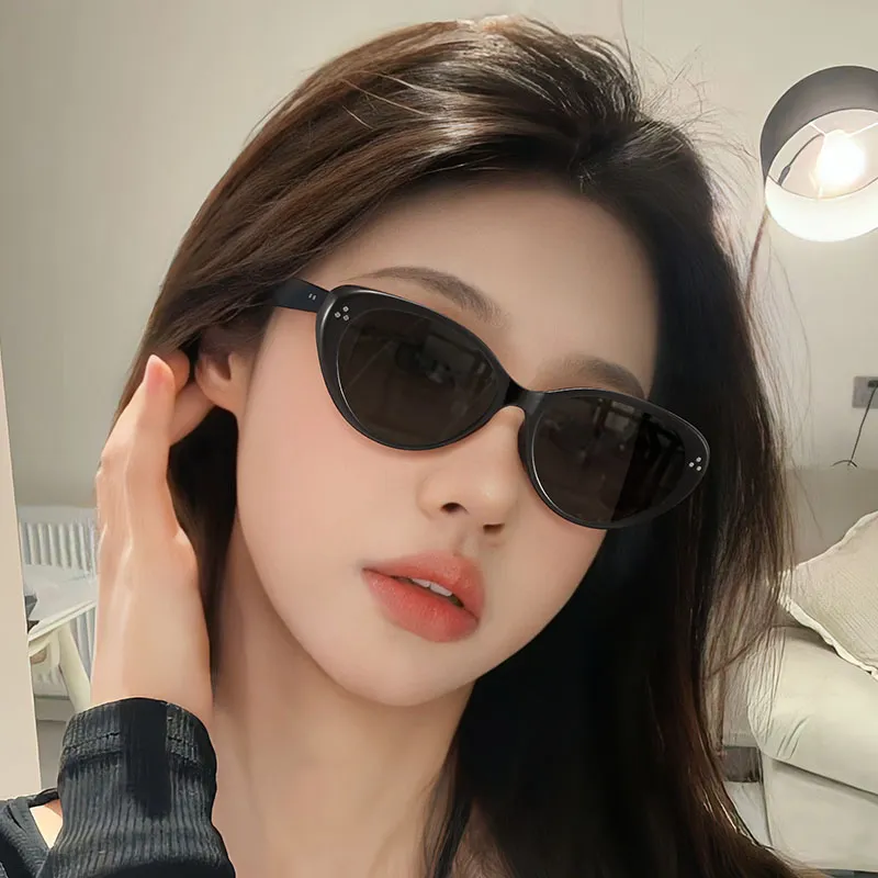 LASHION TR/Memory Plastic Oval Sunglasses Women's-3