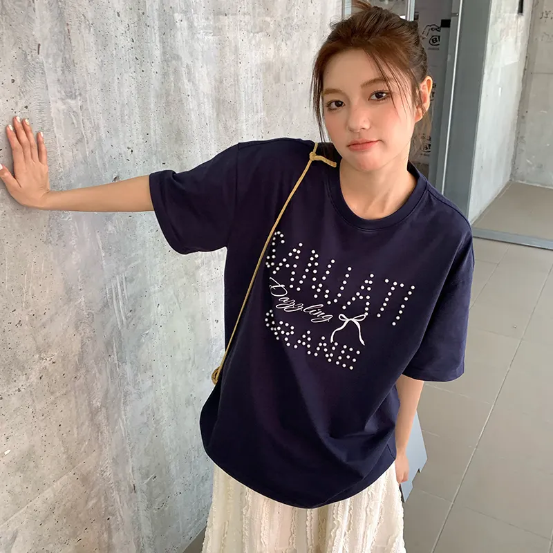 Sanjati T Shirt Women's Navy Blue-2