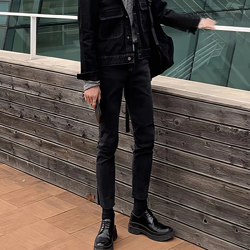 I'm David Jeans Unisex Black-5