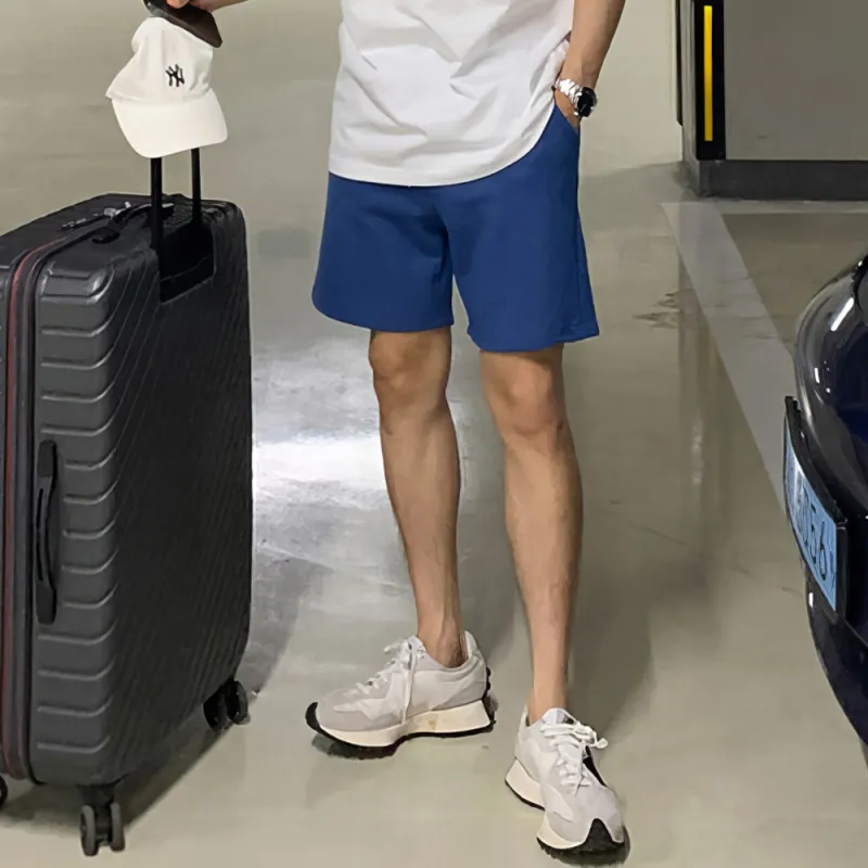 I'm David Casual Shorts Men's Blue-6
