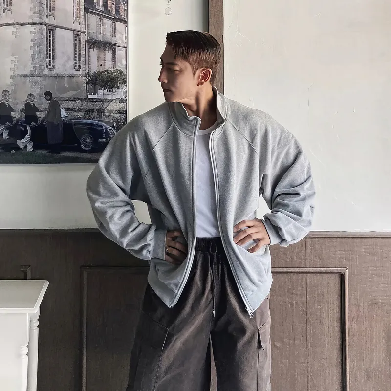 I'm David Jackets Coats Unisex Gray-4