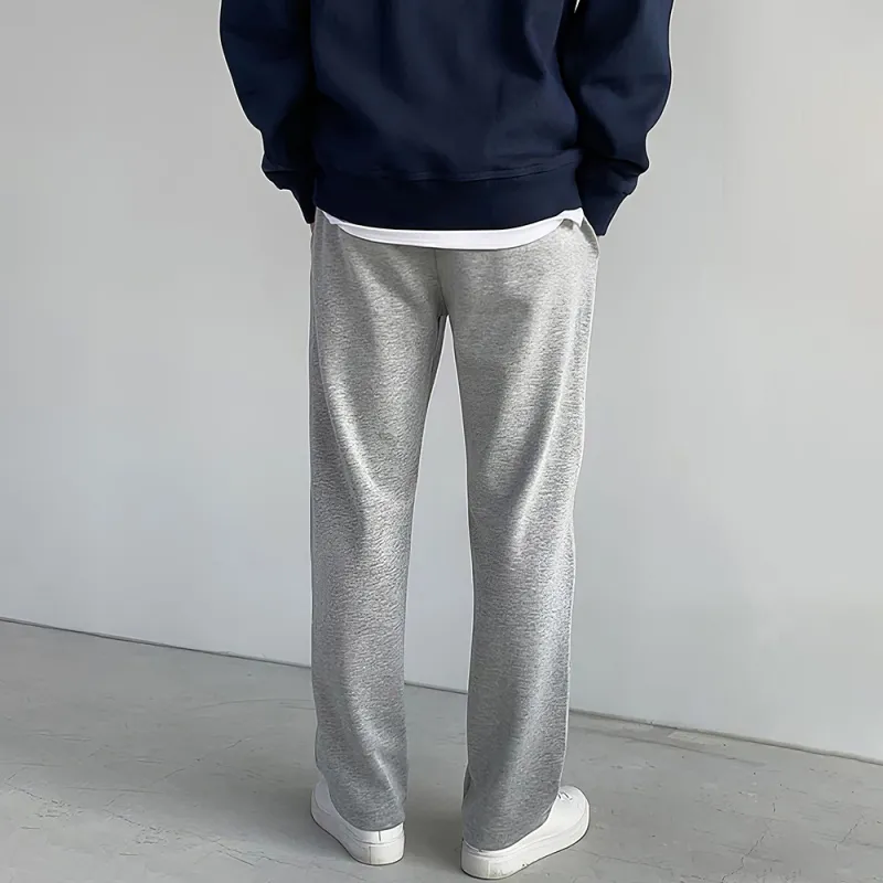 I'm David Casual Pants Unisex Gray-5