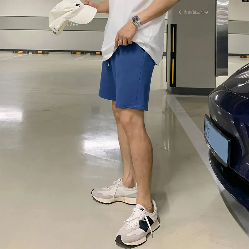 I'm David Casual Shorts Men's Blue-2