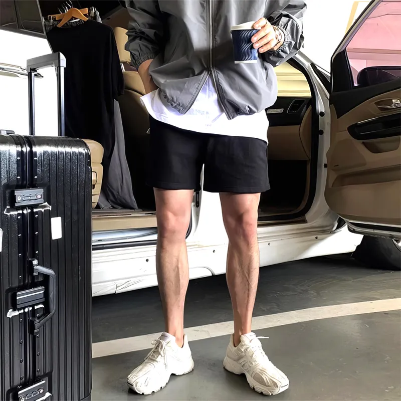 I'm David Casual Shorts Men's Black-2