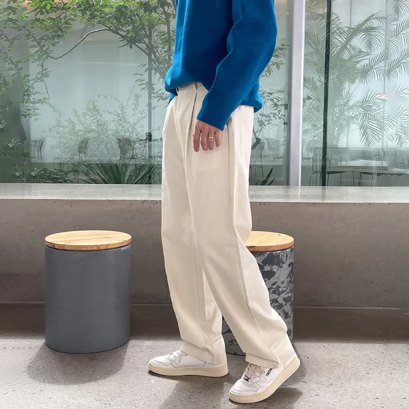 I'm David Casual Pants Unisex Apricot-2