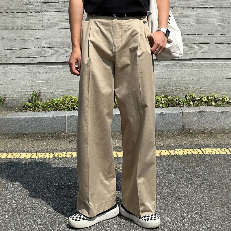 I'm David Casual Pants Unisex Khaki-2