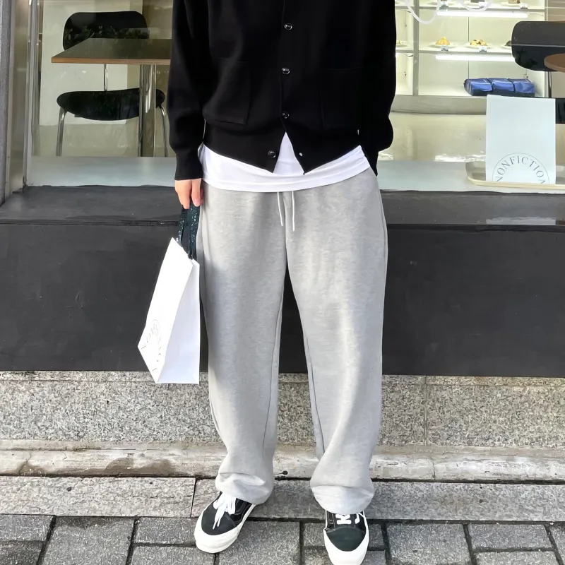 I'm David Casual Pants Unisex Gray-5