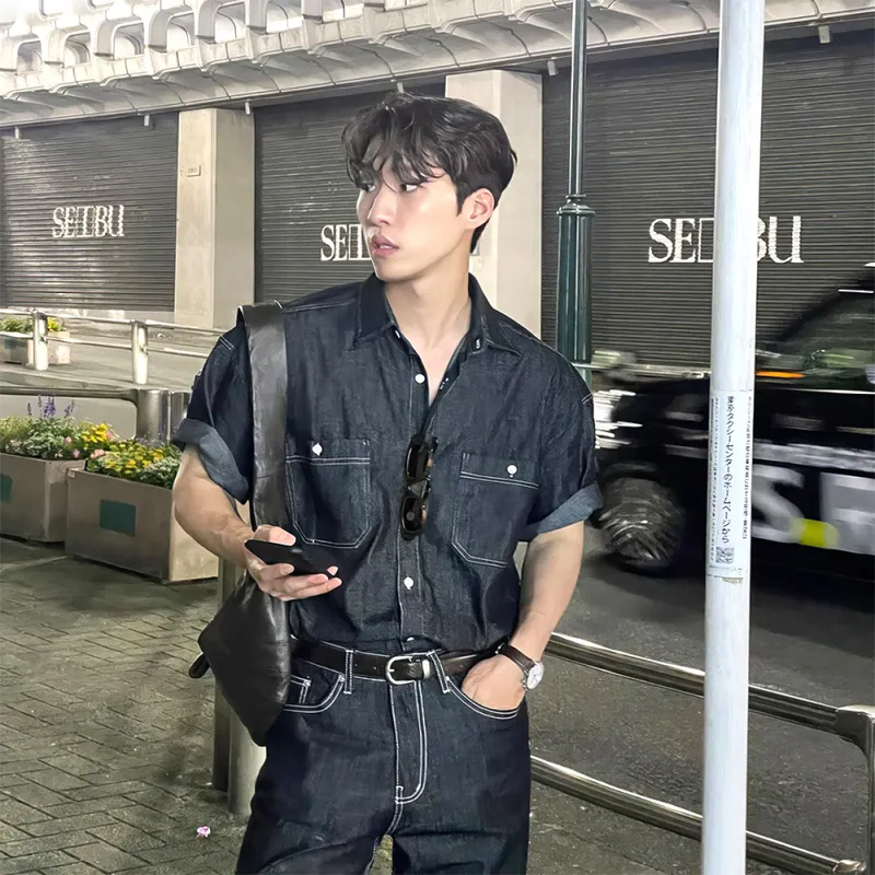I'm David Shirts Men Black-2