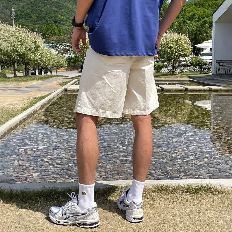 I'm David Casual Shorts Men's Ecru-4