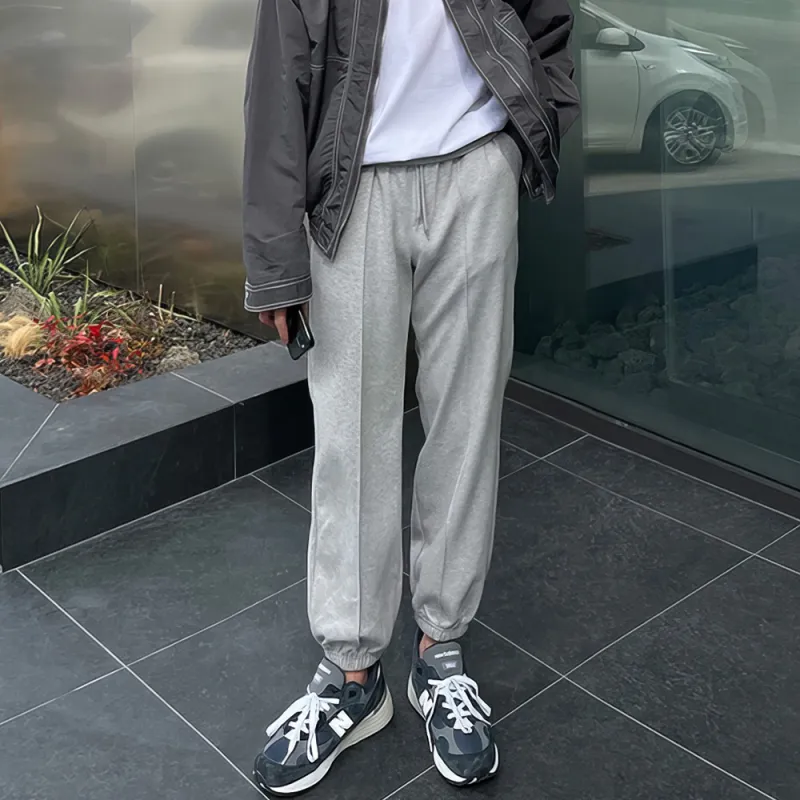I'm David Casual Pants Unisex Gray-5