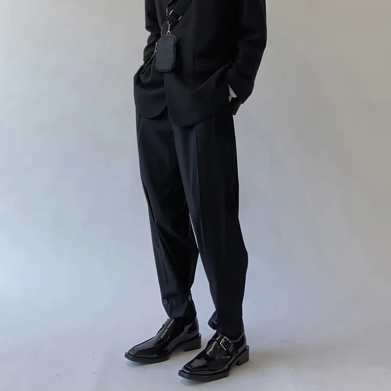 I'm David Casual Pants Unisex Black-2