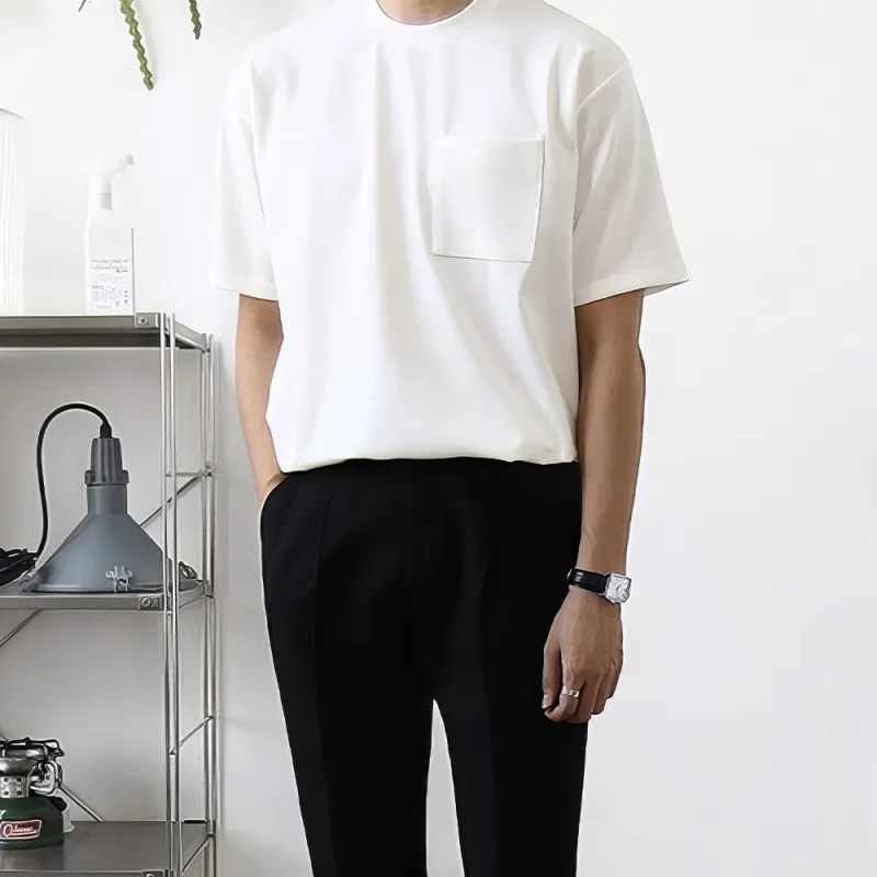 I'm David T Shirts Men White-5