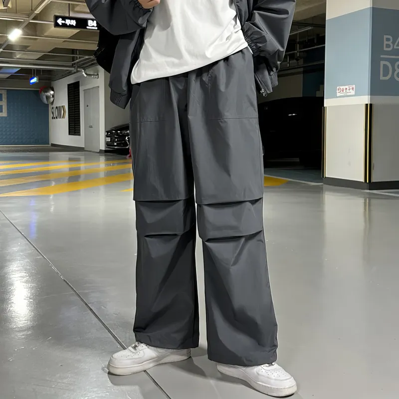 I'm David Casual Pants Unisex Dark Gray-2