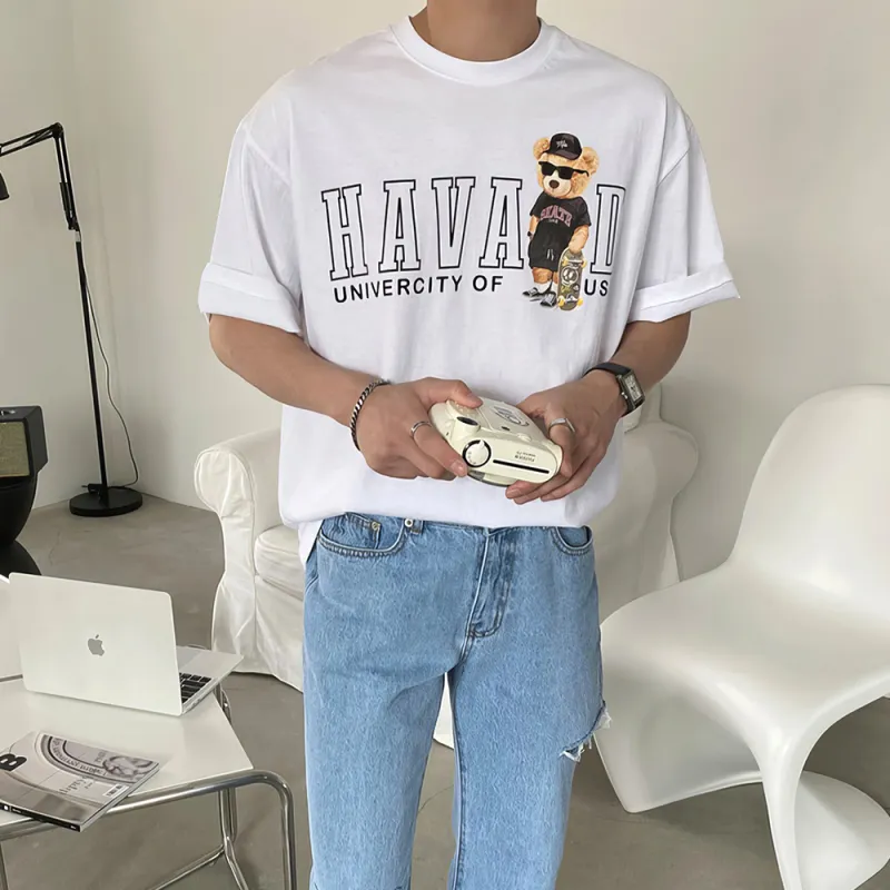 I'm David T Shirts Men White-4