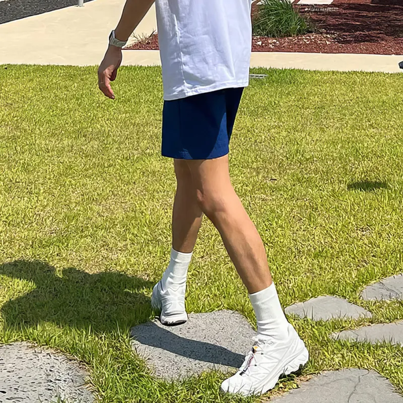 I'm David Casual Shorts Men's Blue-6