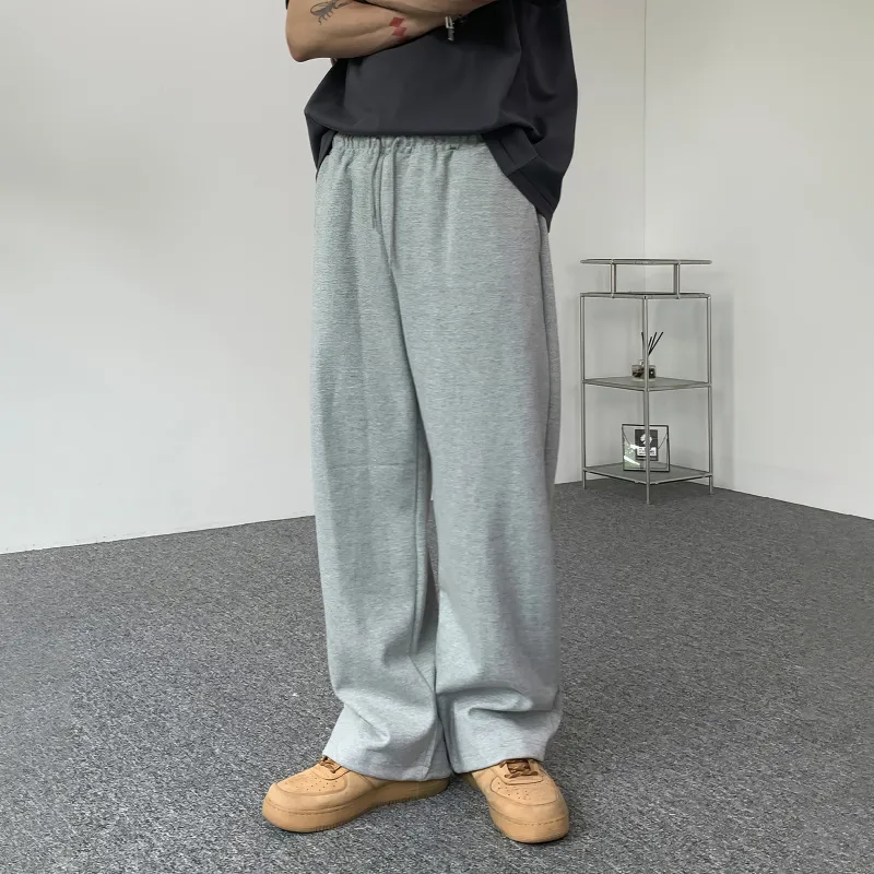 I'm David Casual Pants Unisex Gray-3