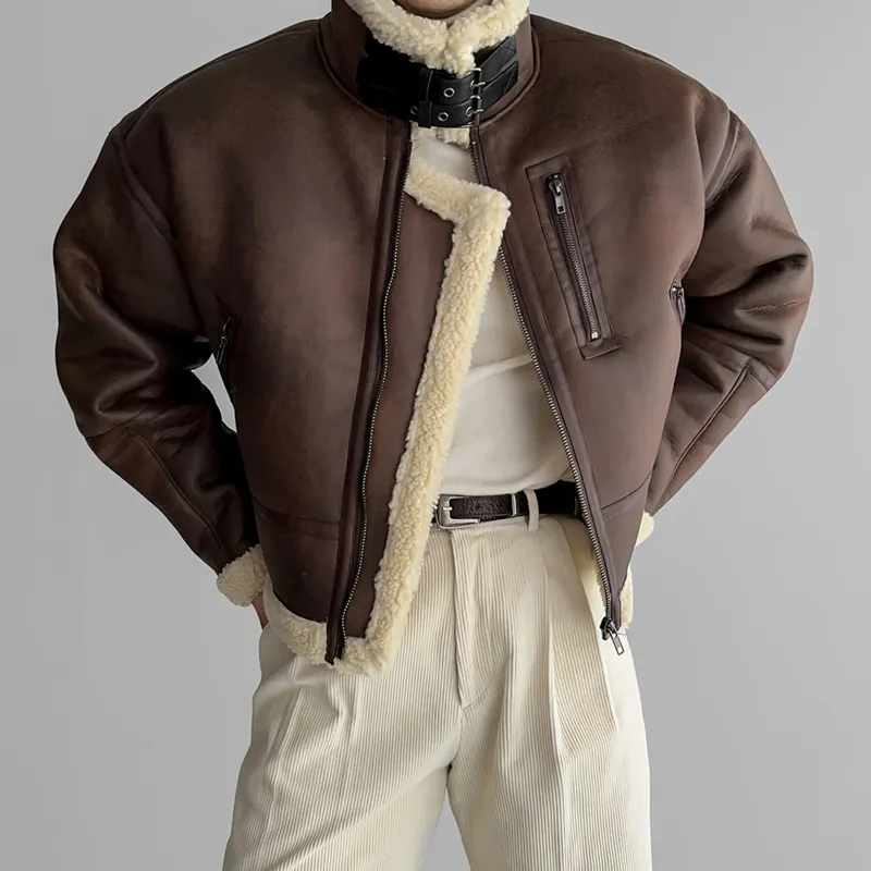 I’m David Jackets Coats Unisex Brown-4