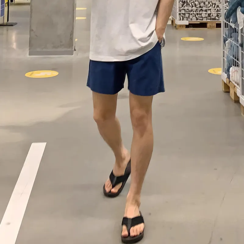 I'm David Casual Shorts Men's Royal Blue-5