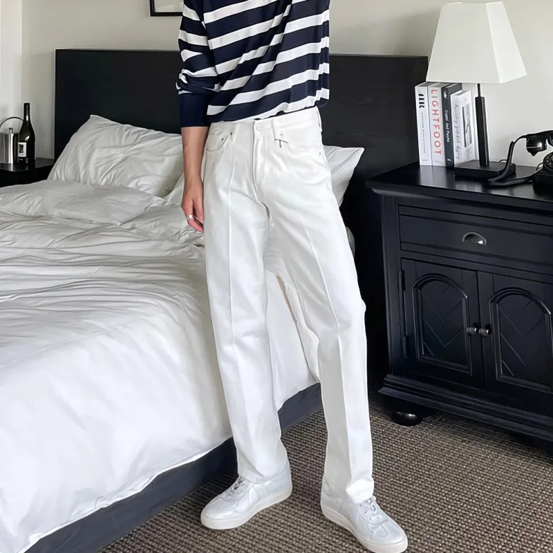 I'm David Jeans Unisex White-5