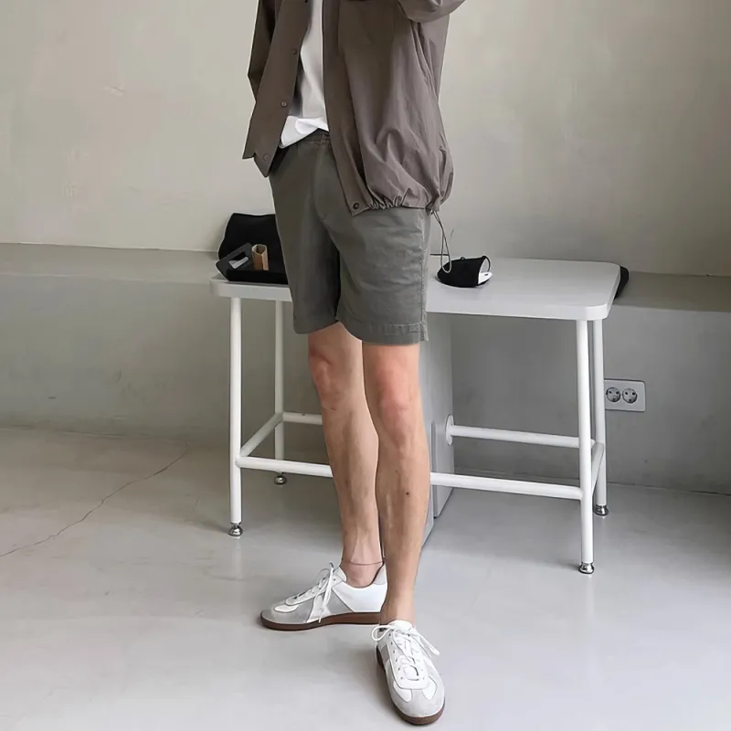 I'm David Casual Shorts Men's Dark Khaki-4