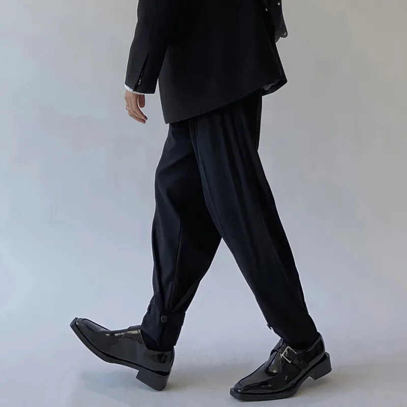 I'm David Casual Pants Unisex Black-6