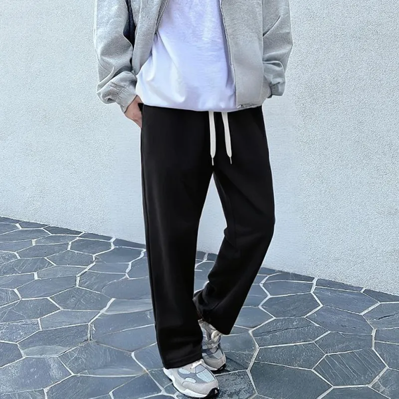 I'm David Casual Pants Unisex Black-5