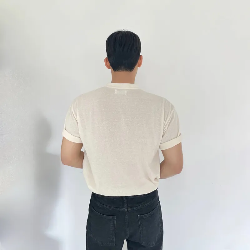 I'm David T Shirts Men Apricot-7