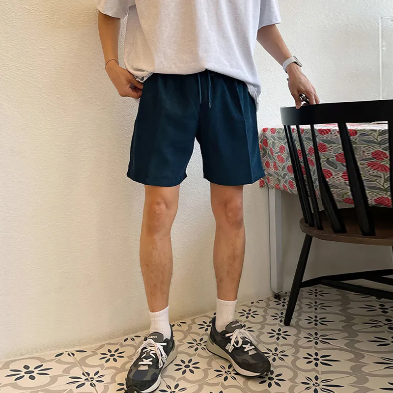 I'm David Casual Shorts Men's Dark Blue-2