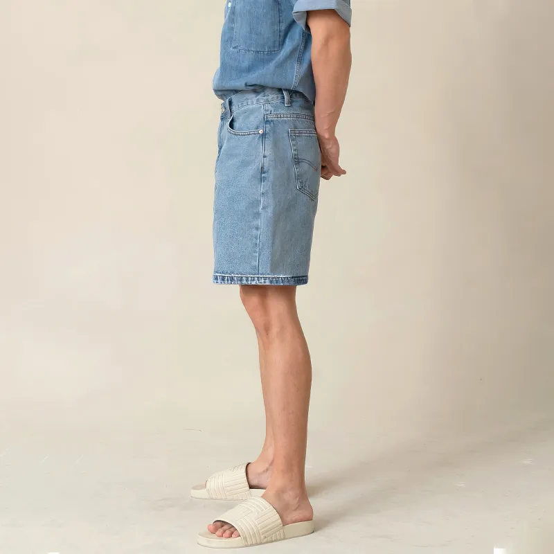 I'm David Casual Shorts Unisex Blue-5