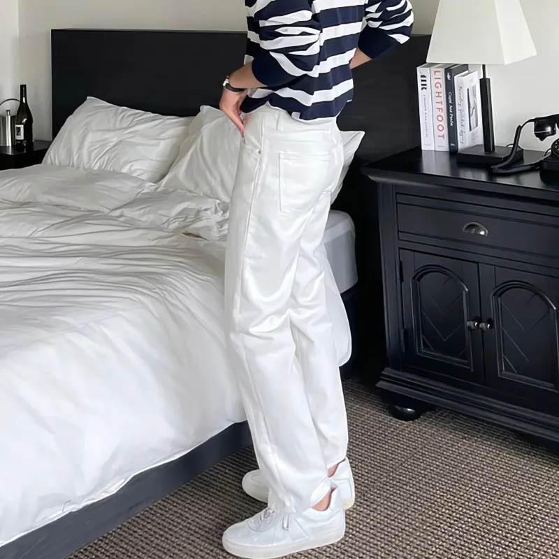 I'm David Jeans Unisex White-6