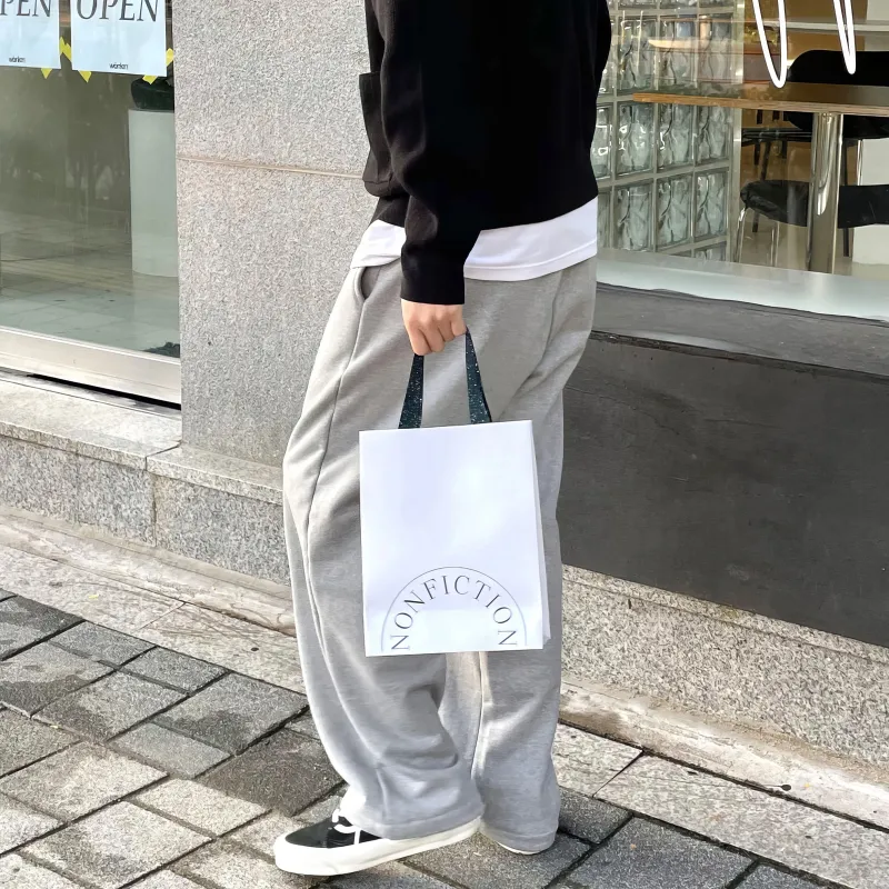 I'm David Casual Pants Unisex Gray-6