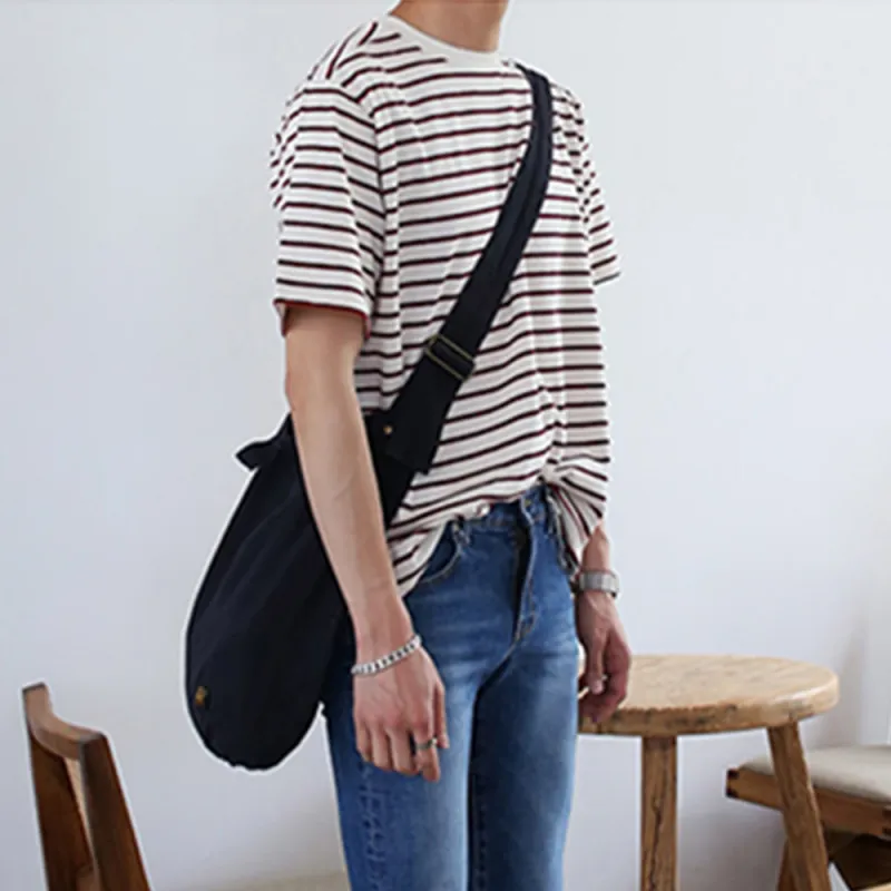 I'm David T Shirts Men White Stripes-5