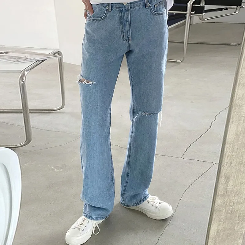I'm David Jeans Unisex Light Blue-4