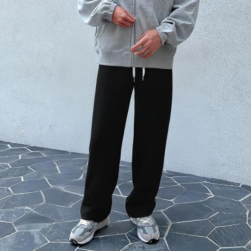 I'm David Casual Pants Unisex Black-3