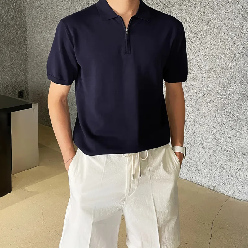 I'm David Polo Shirt Men's Dark Blue-4