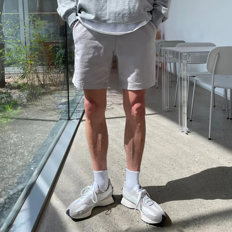 I'm David Casual Shorts Unisex Light Gray-2