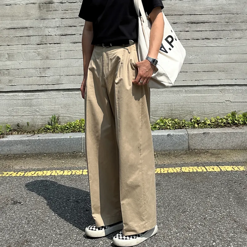 I'm David Casual Pants Unisex Khaki-6
