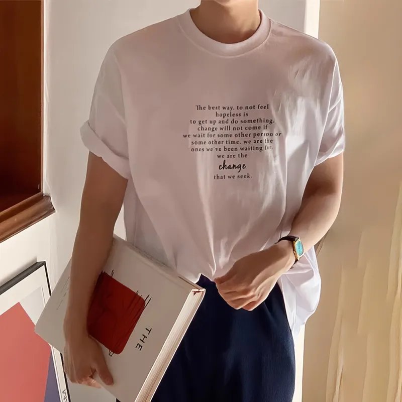 I'm David T Shirts Men White-3
