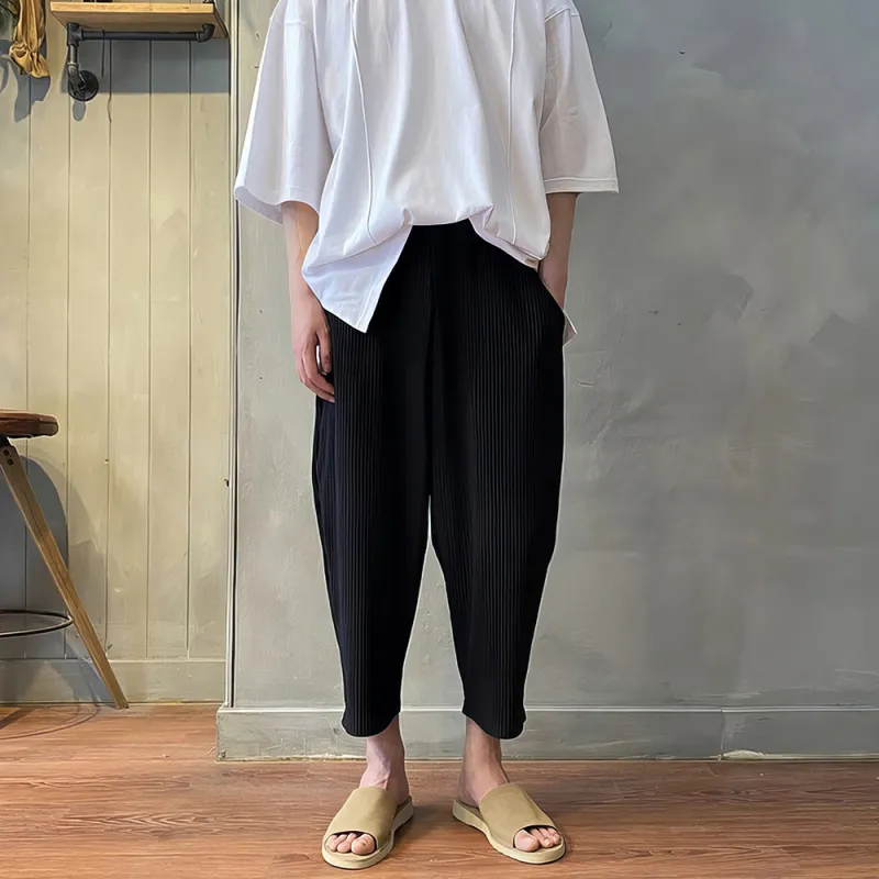 I'm David Casual Pants Men's Black-6