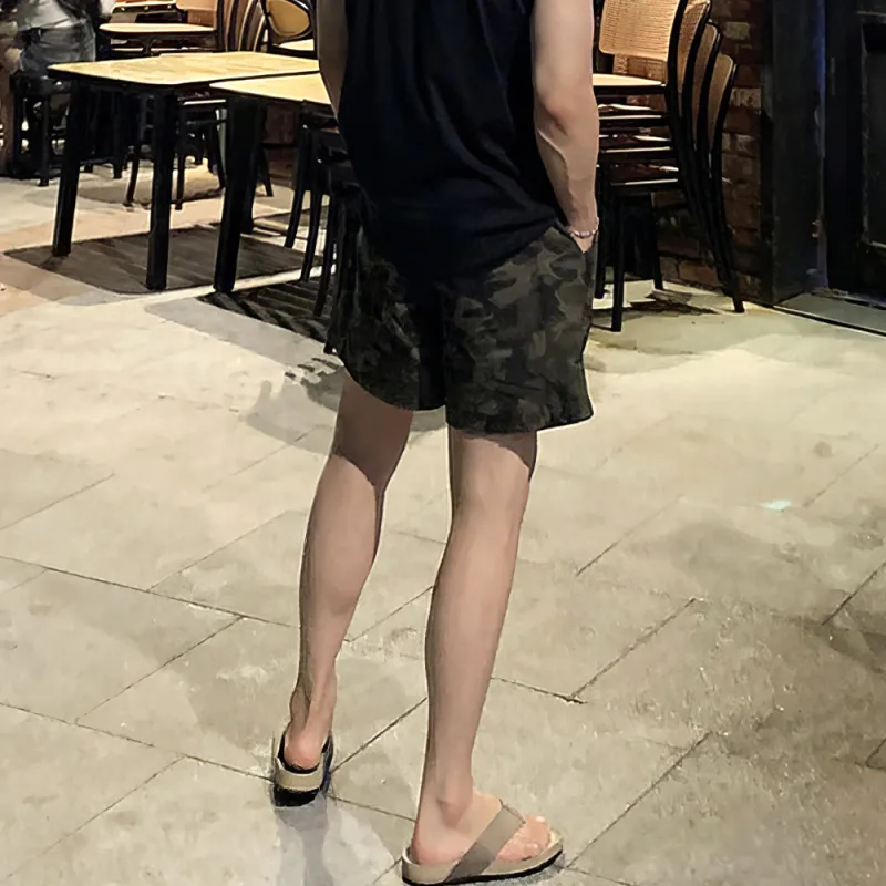 I'm David Cargo Shorts Men's Army Green-3