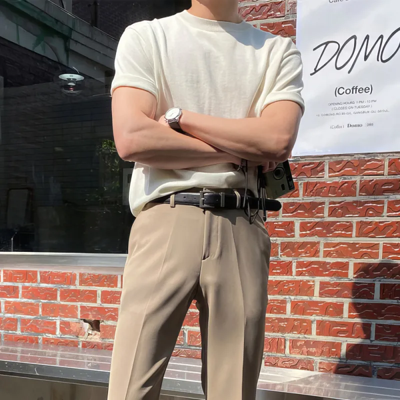 I'm David T Shirts Men Apricot-7
