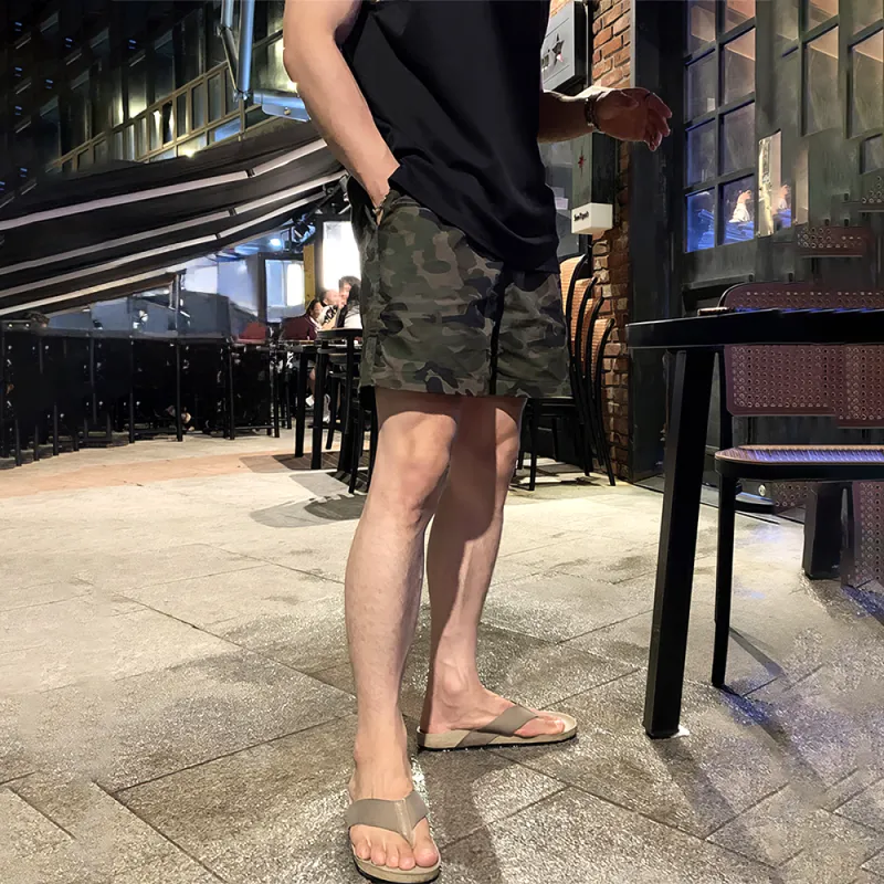 I'm David Cargo Shorts Men's Army Green-4