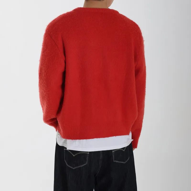 I'm David Knitwear Unisex Red-6