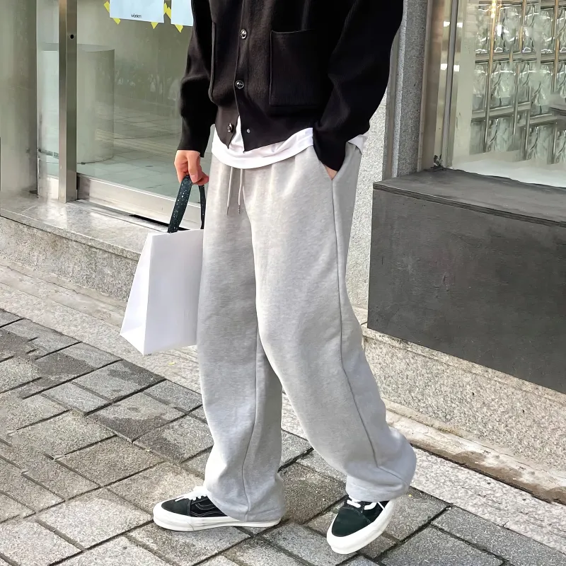 I'm David Casual Pants Unisex Gray-2